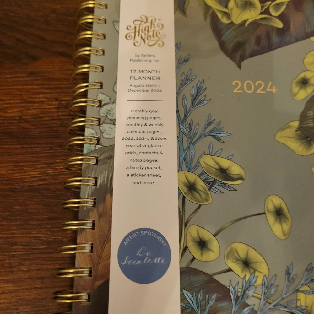 High Note 17 Month Planner